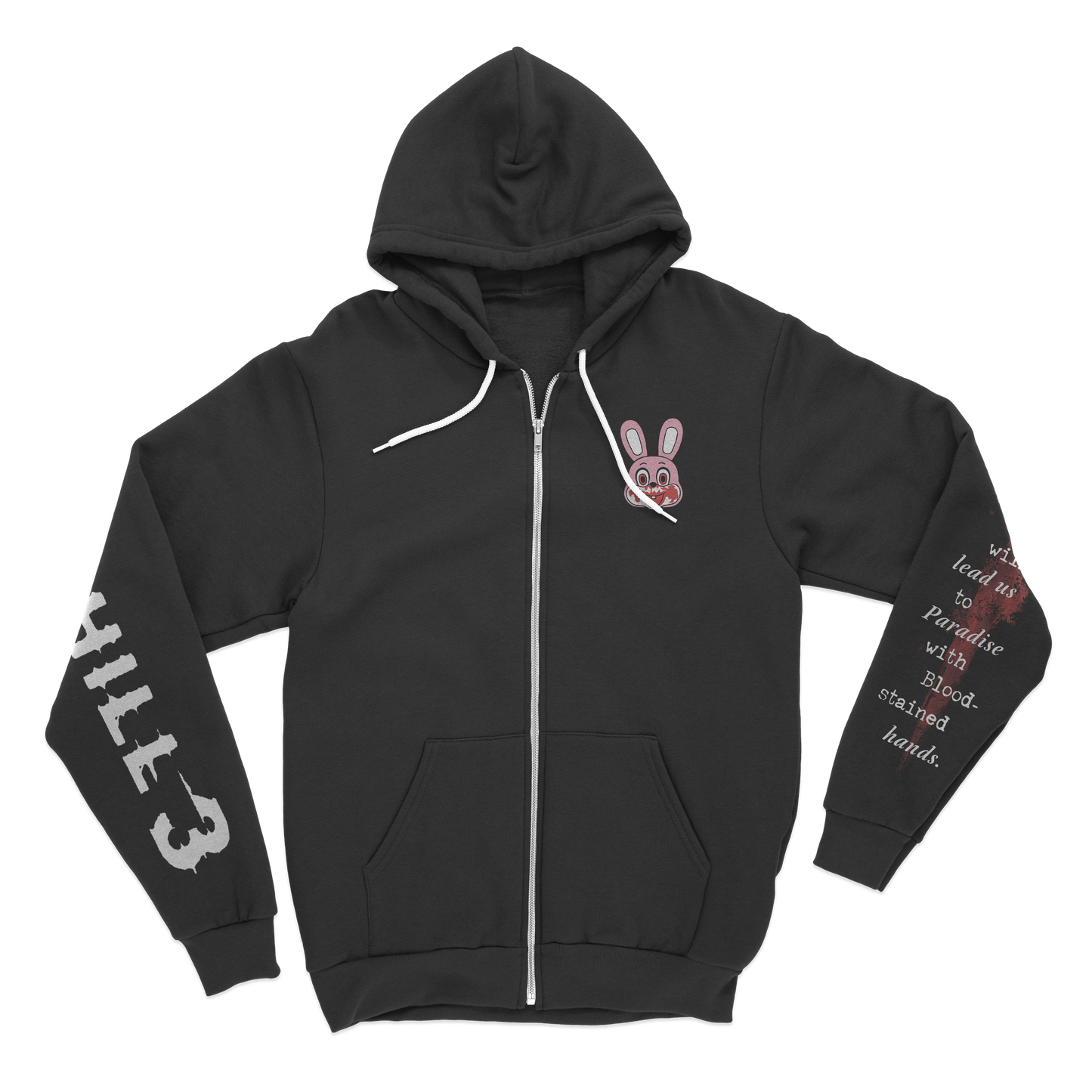 BIRTH OF PARADISE ZIP-UP HOODIE