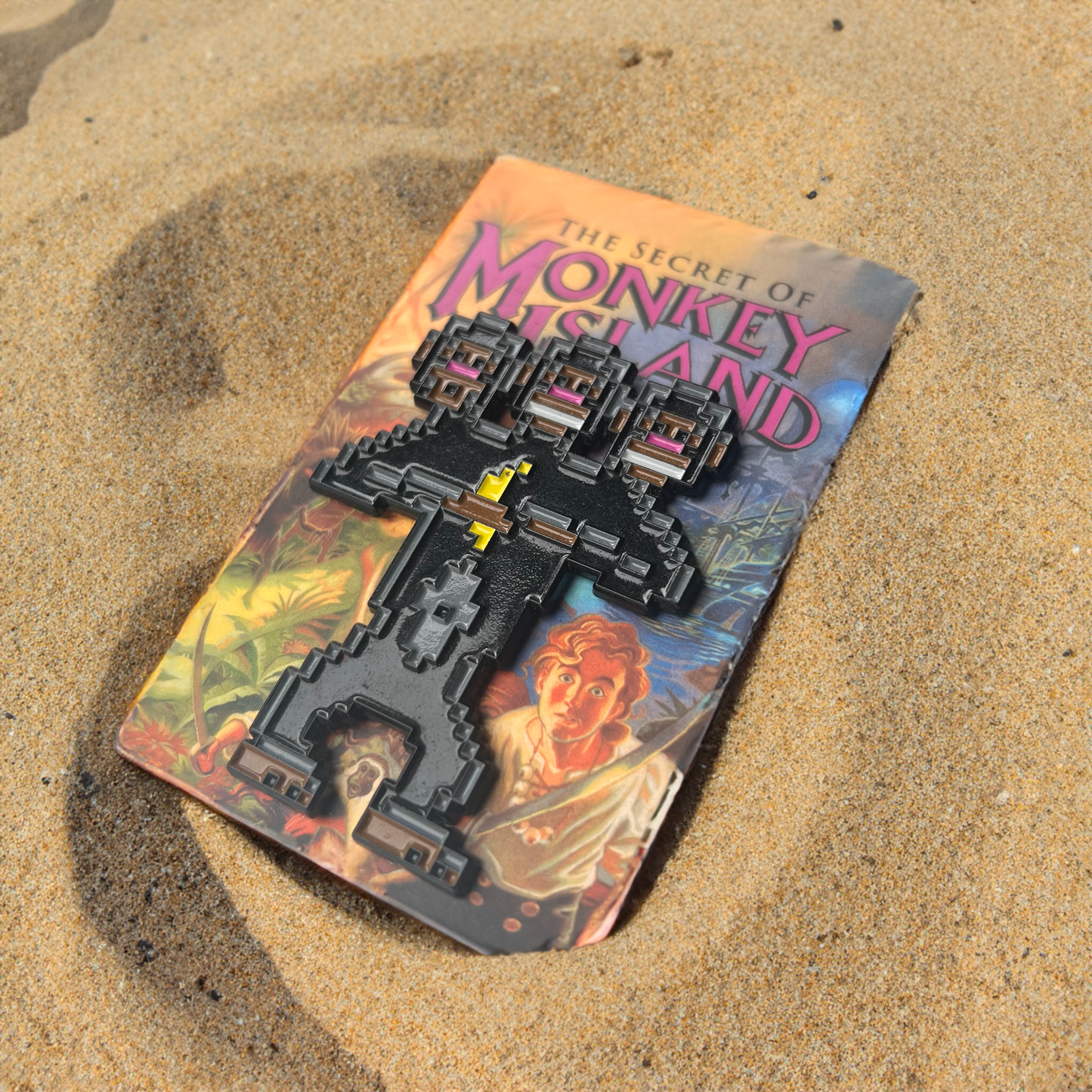 Three Headed Monkey Pin