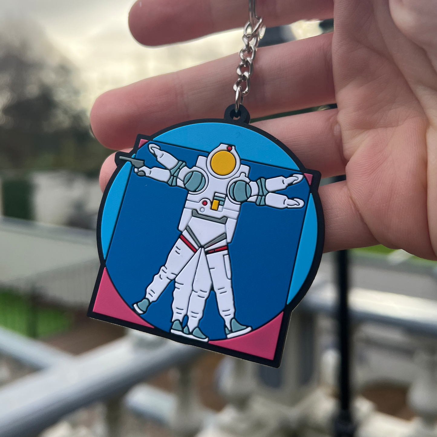 BEYOND COAST PVC KEYRING