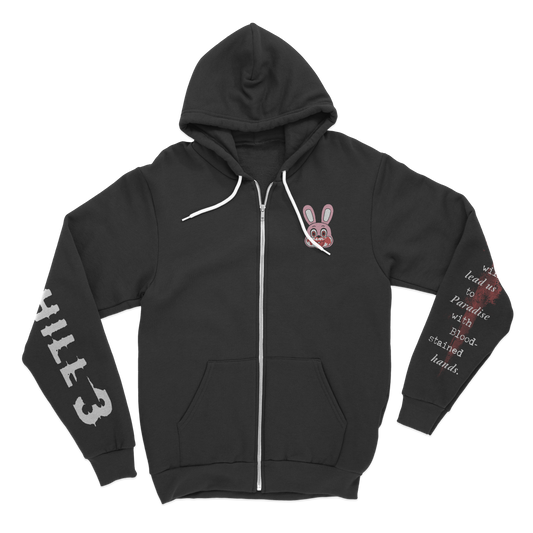 BIRTH OF PARADISE ZIP-UP HOODIE