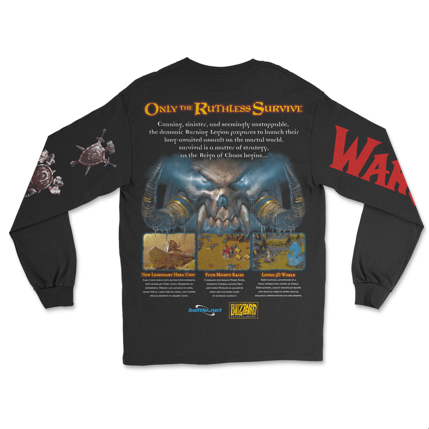 REIGN OF CHAOS LONG SLEEVE SHIRT