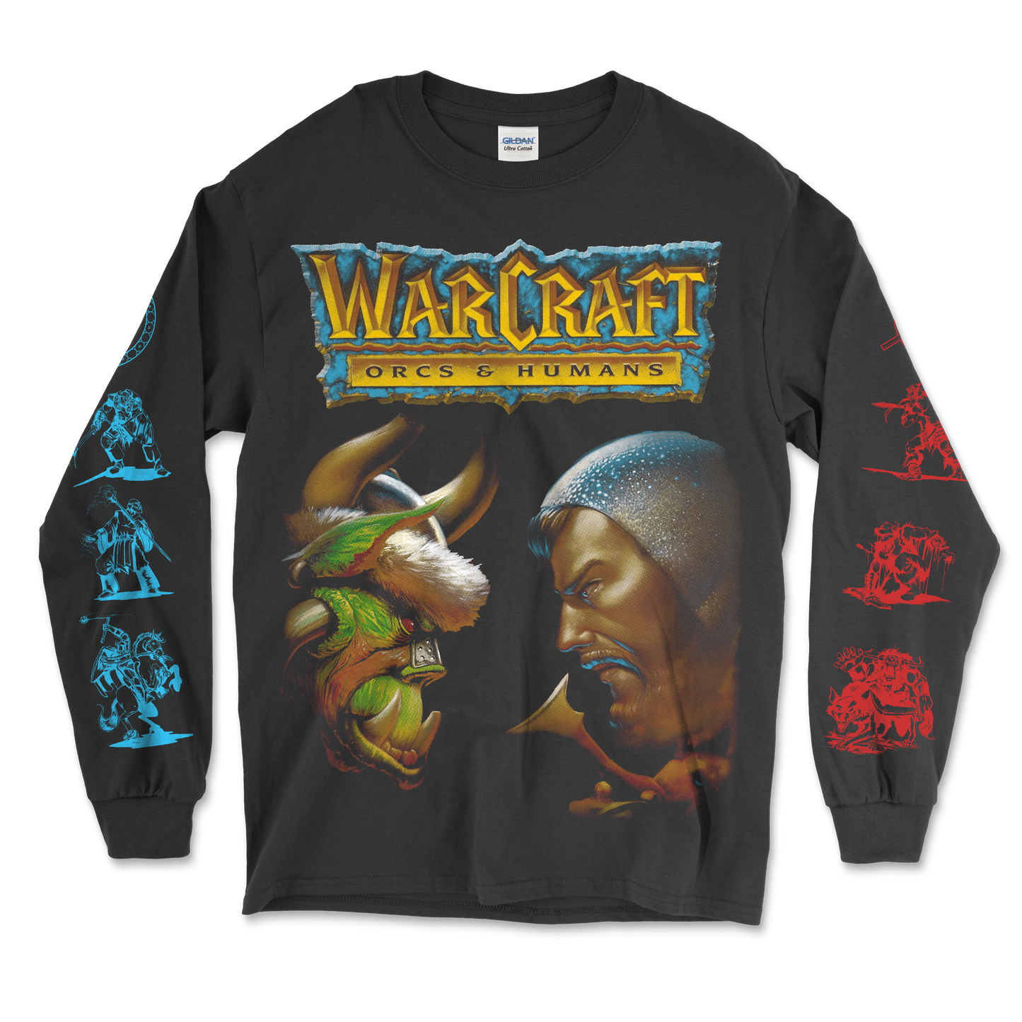 ORCS AND HUMANS LONG SLEEVE SHIRT