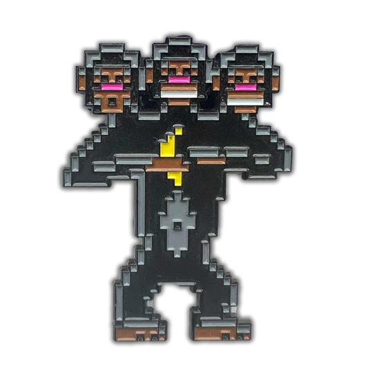 Three Headed Monkey Pin